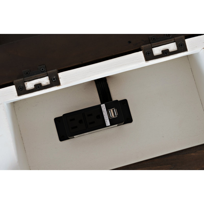 Sand & Stable Westhoff 24'' Tall Solid Wood 3 Drawer End Table and